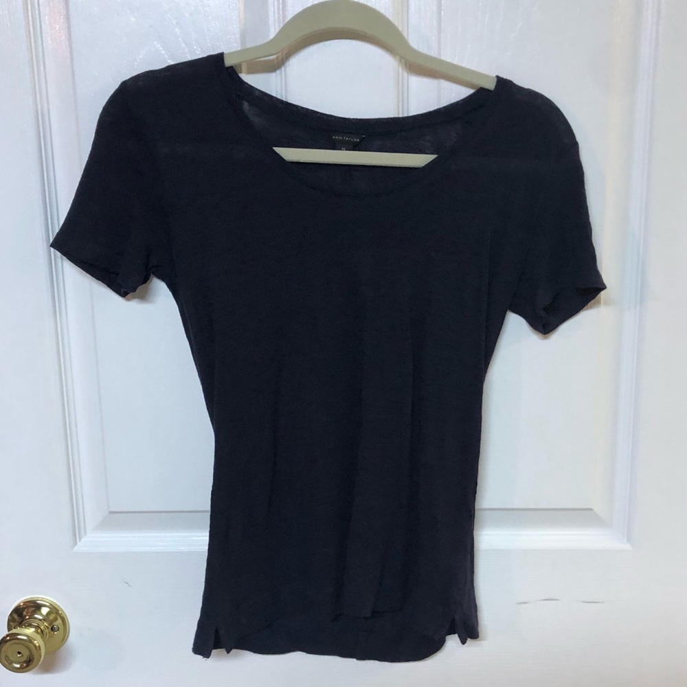Navy Fitted T-Shirt
